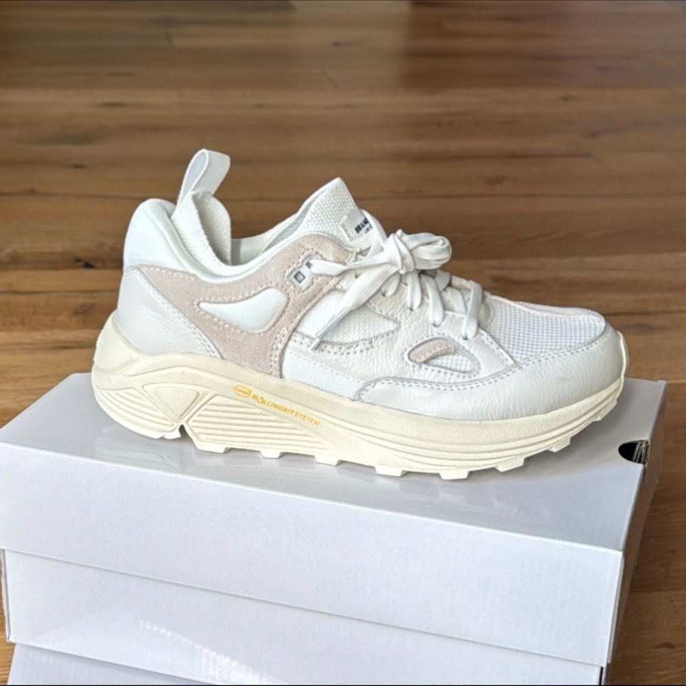 Brandblack Cream and White Chunky Athletic Shoes